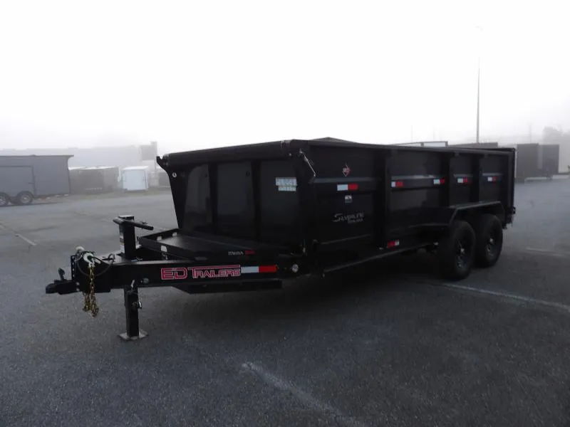 2025 ED Trailer Mfg 7X16X3 Dump Equipment Trailer