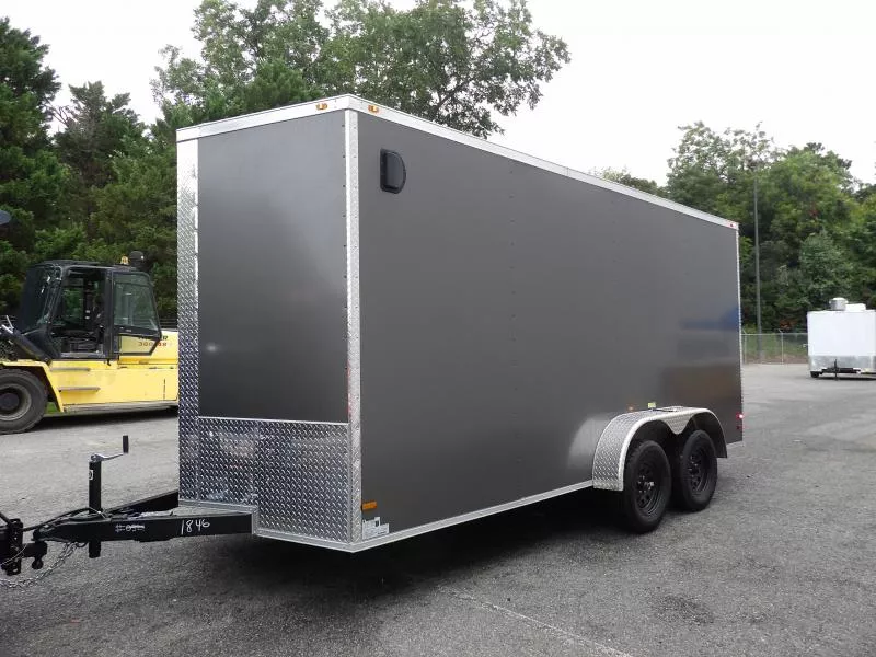 2026 All World Trailers 7x16 TA Cargo / Enclosed Trailer