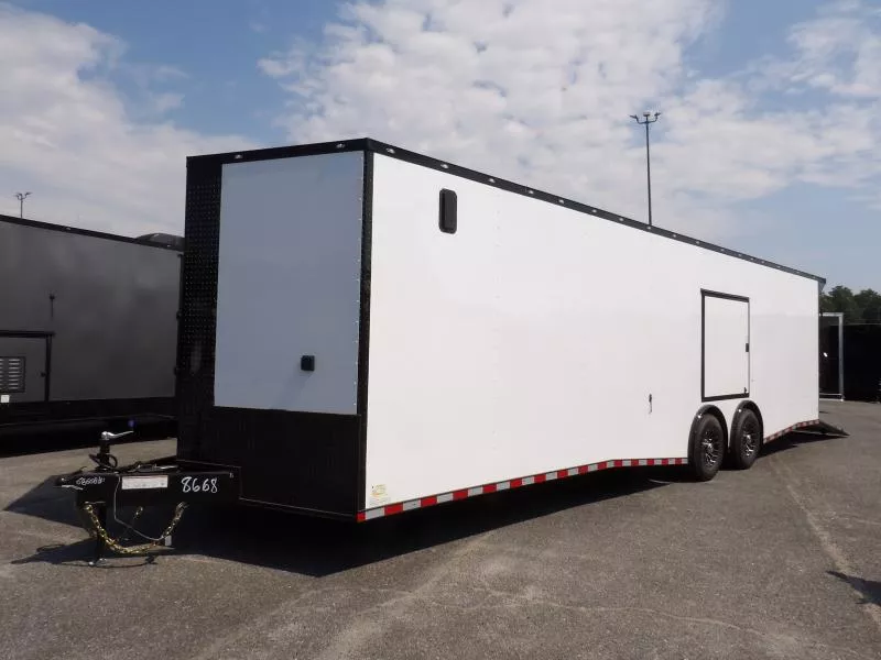 2026 Rock Solid Cargo 8.5x30 White BO 7k Cargo / Enclosed Trailer