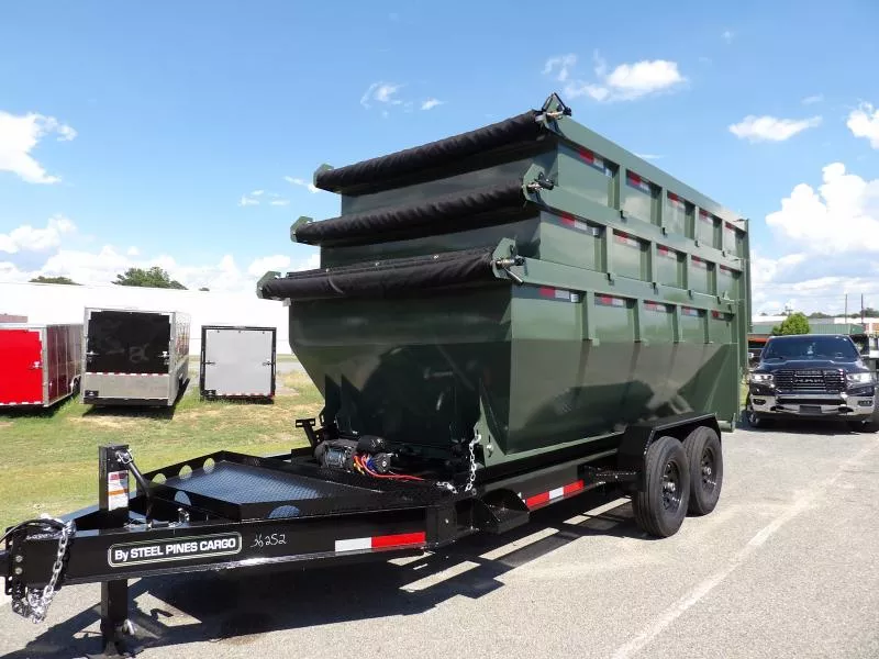 2026 Steel Pines Cargo 14' BP Roll Off Trailer 7K Roll Off