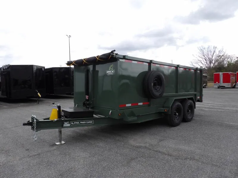2026 Steel Pines Cargo 7X16X4 7K Dump Trailer