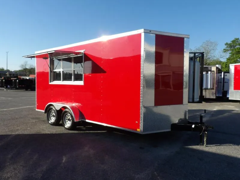 2026 Diamond Cargo 7X16 Con Custom Vending / Concession Trailer