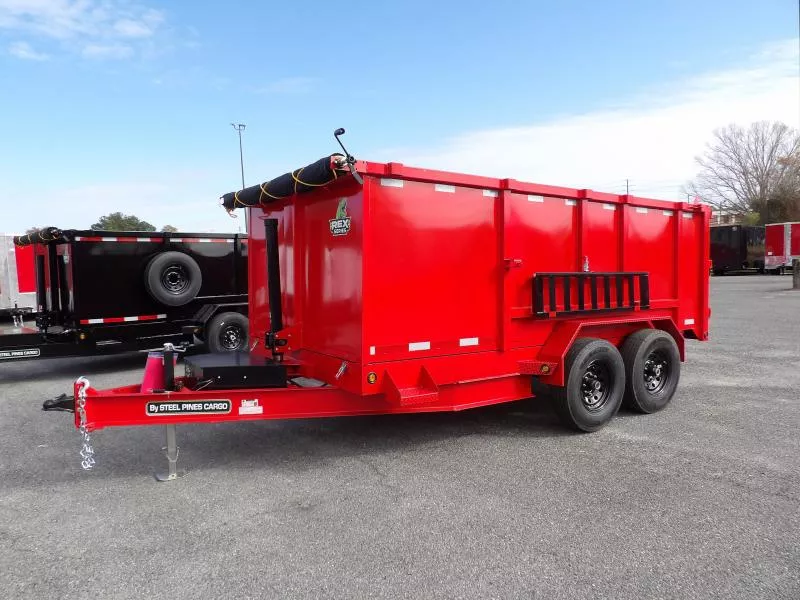 2026 Steel Pines Cargo 7X14X4 7K Dump Trailer