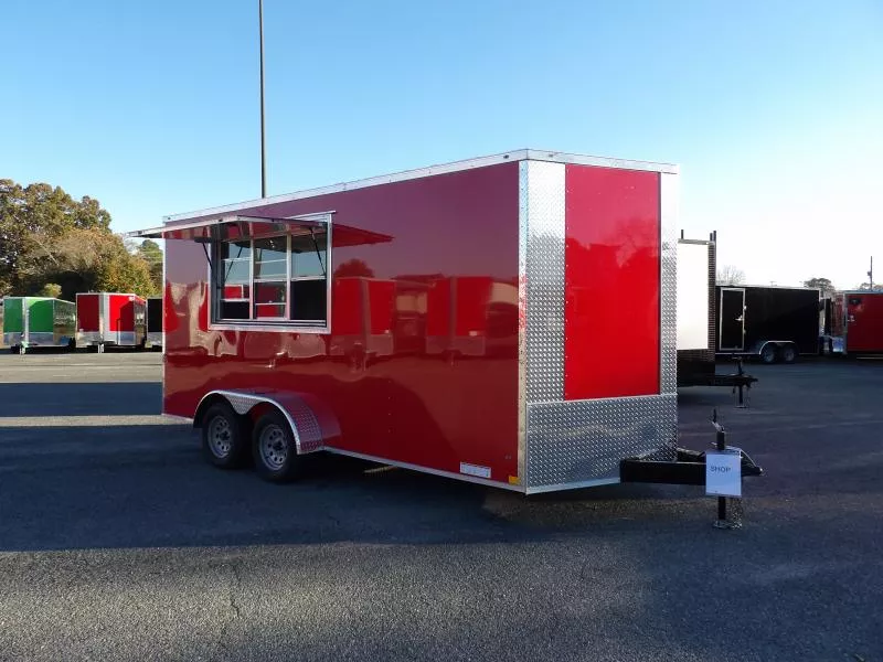 2026 Diamond Cargo 7X16 Con Vending / Concession Trailer