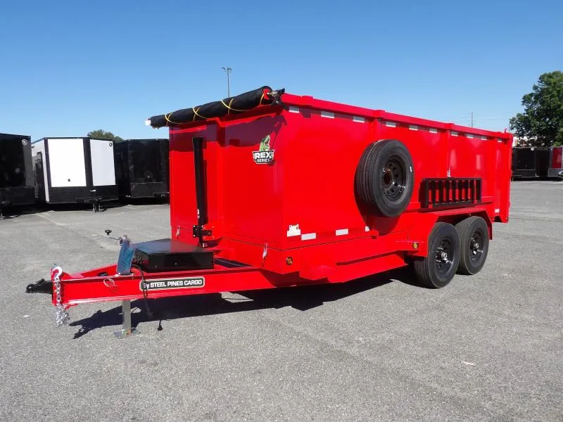 2026 Steel Pines Cargo 7X16X4 7K Dump Trailer