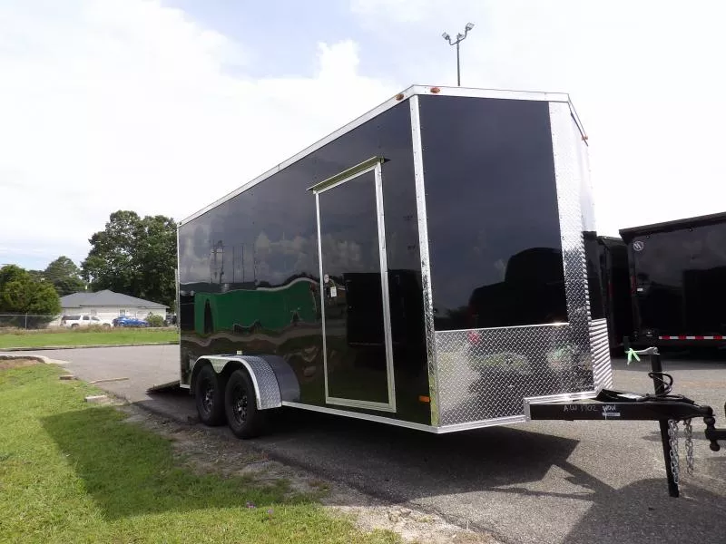 2025 All World Trailers 7x16 35k Cargo / Enclosed Trailer