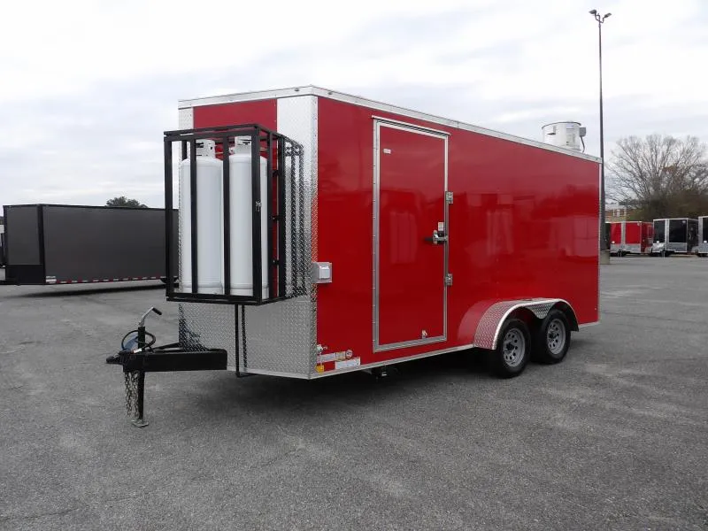 2026 Diamond Cargo 7X16 Con Vending / Concession Trailer