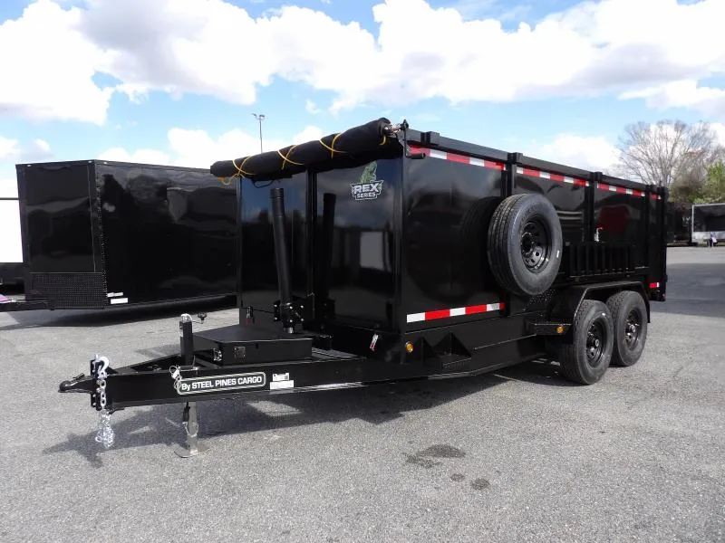 2026 Steel Pines Cargo 7X16X4 7K Dump Trailer