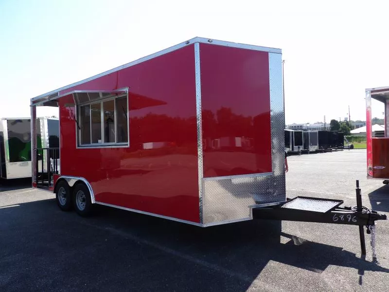2026 Steel Pines Cargo 8.5X20 BBQ Enclosed BBQ Trailer