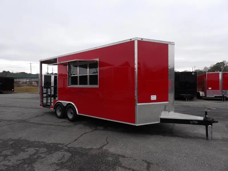 2025 Steel Pines Cargo 8.5X20 BBQ BBQ Trailer