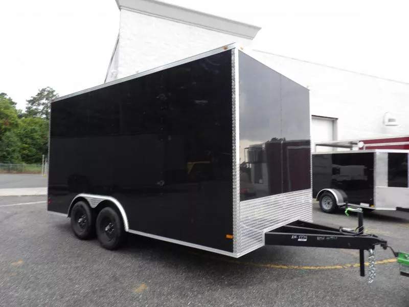 2025 All World Trailers 8.5x16 TA Cargo / Enclosed Trailer