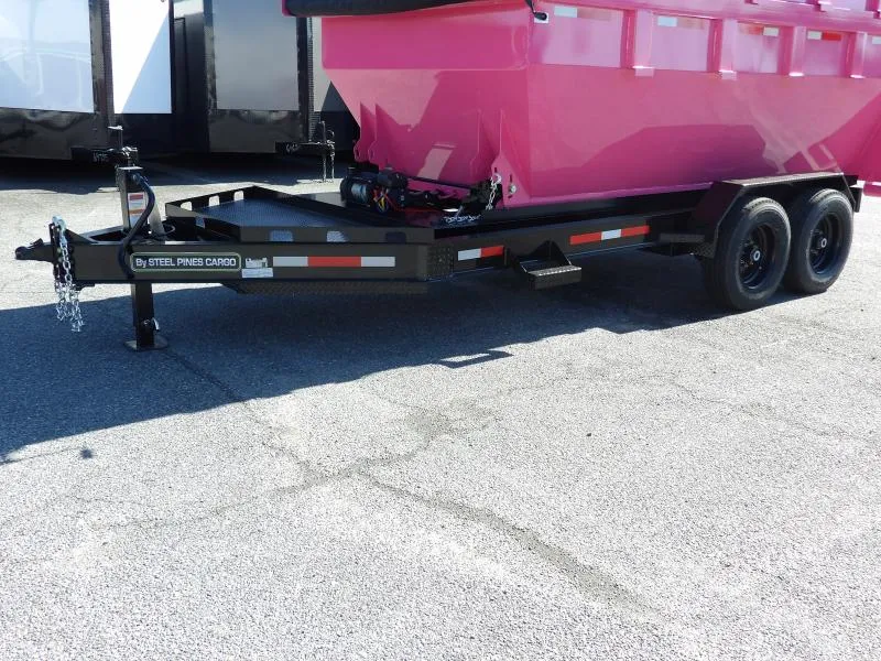 2026 Steel Pines Cargo 14' BP Roll Off Trailer 8K Roll Off