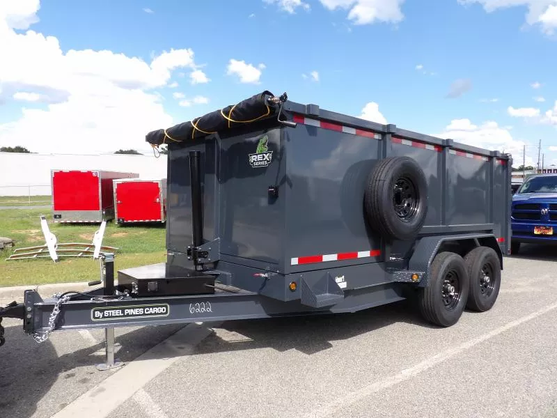 2026 Steel Pines Cargo 7X14X4 7K Dump Trailer