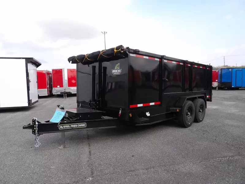 2026 Steel Pines Cargo 7X16X4 7K Dump Trailer