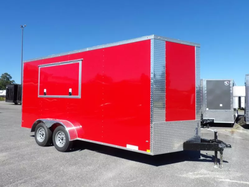 2026 Diamond Cargo 7X16 Con Vending / Concession Trailer