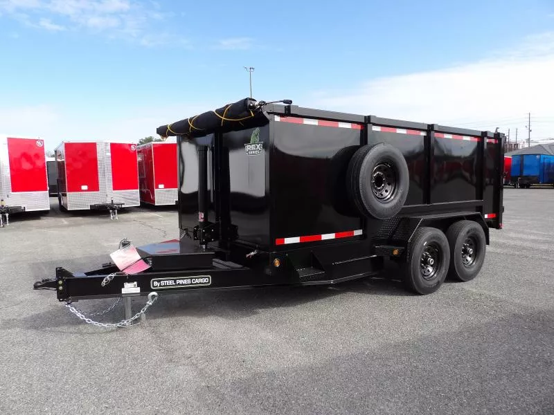 2026 Steel Pines Cargo 7X14X4 7K Dump Trailer