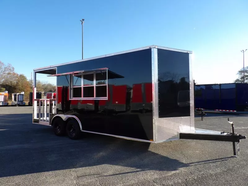 2025 PowerLine Cargo 8.5X20 BBQ BBQ Trailer