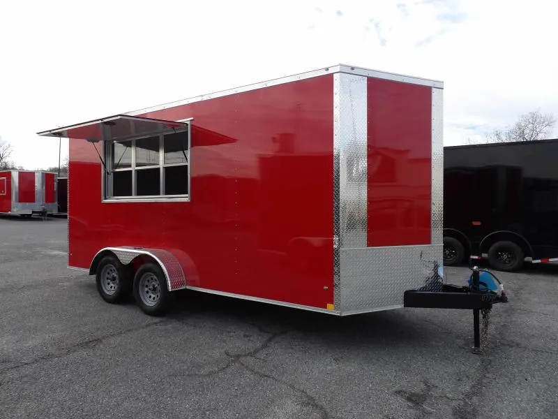 2026 Diamond Cargo 7X16 Con Vending / Concession Trailer