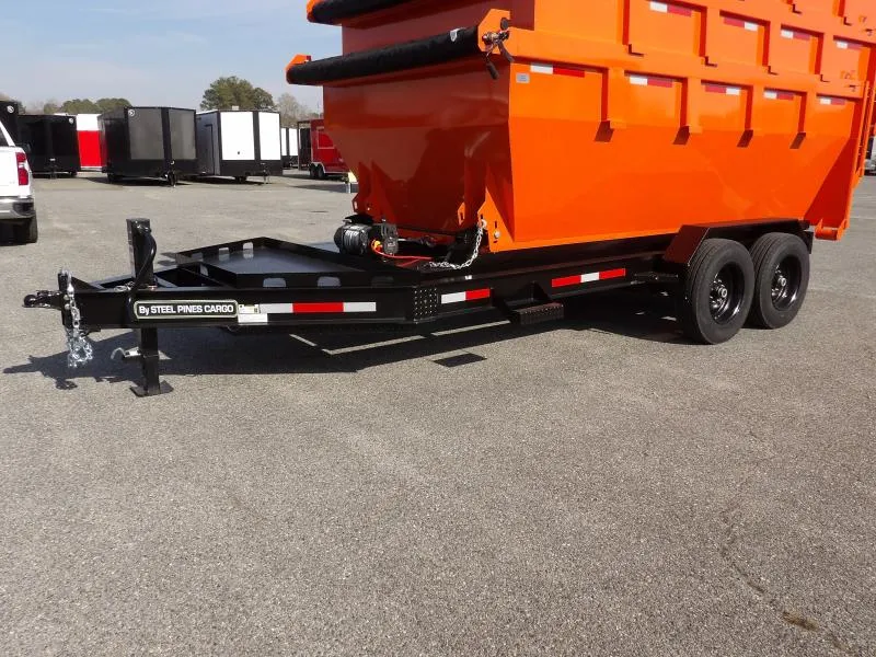 2026 Steel Pines Cargo 14' BP Roll Off Trailer Roll Off