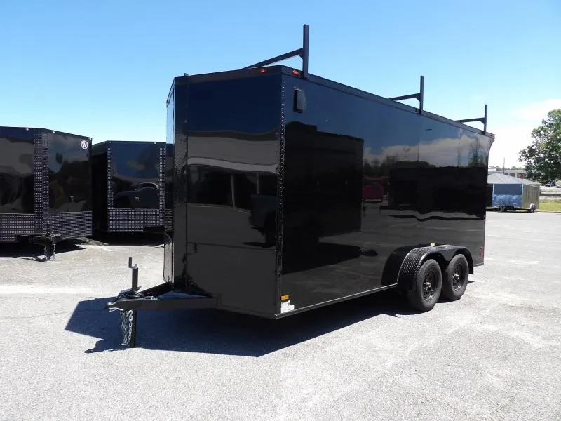 2026 All World Trailers 7X16 7K Custom Cargo / Enclosed Trailer