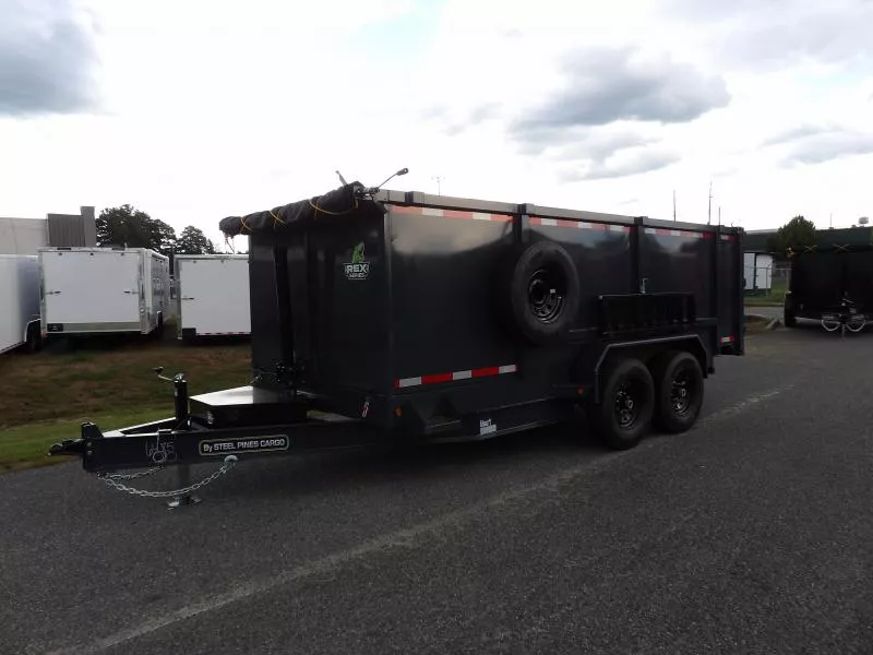2026 Steel Pines Cargo 7X16X4 7K Dump Trailer