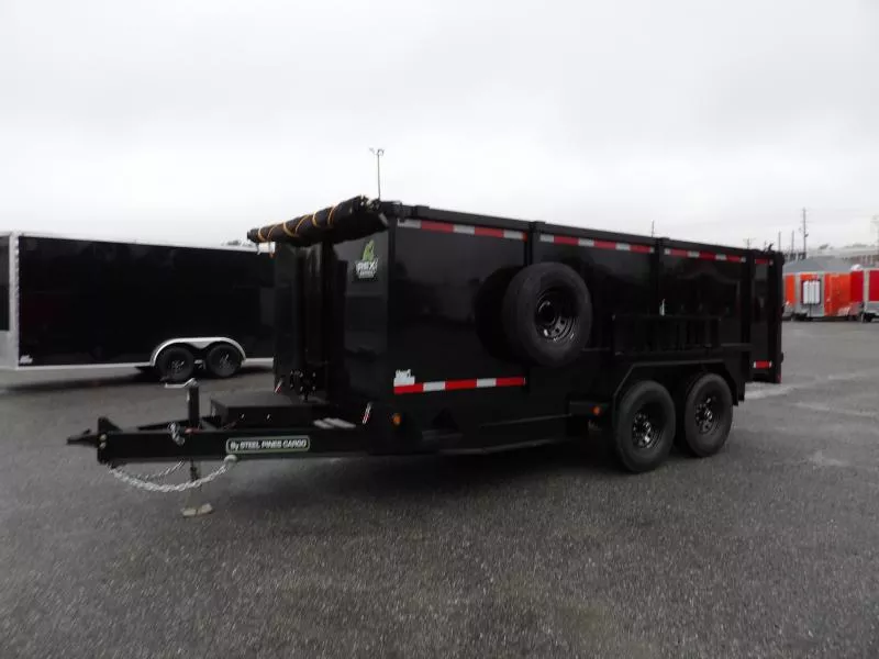 2026 Steel Pines Cargo 7X16X4 7K Dump Trailer