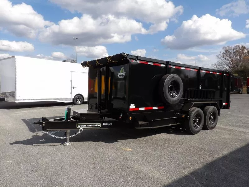 2026 Steel Pines Cargo 7X16X4 7K Dump Trailer