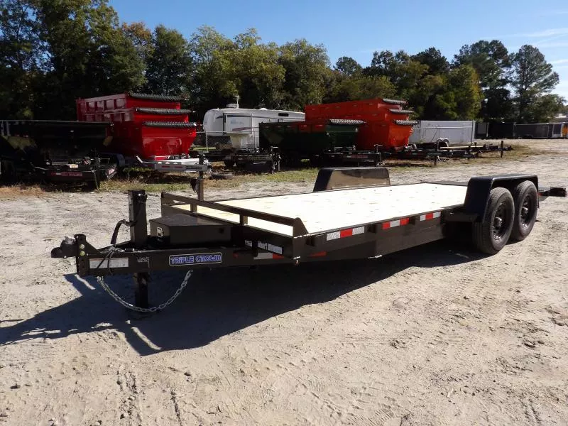 2026 Triple Crown Trailers 7x20 Hydraulic tilt Equipment Trailer