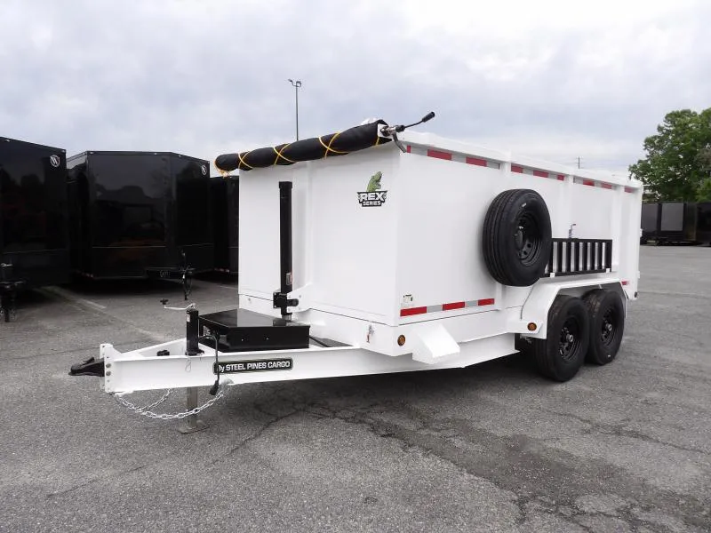 2026 Steel Pines Cargo 7X14X4 7K Dump Trailer
