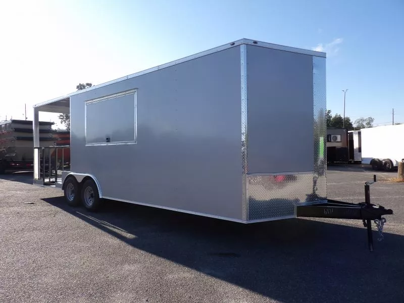2026 Steel Pines Cargo 8.5X24 BBQ 52k Enclosed BBQ Trailer