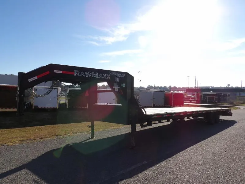 2023 RawMaxx 34' GN Equipment 7K Equipment Trailer