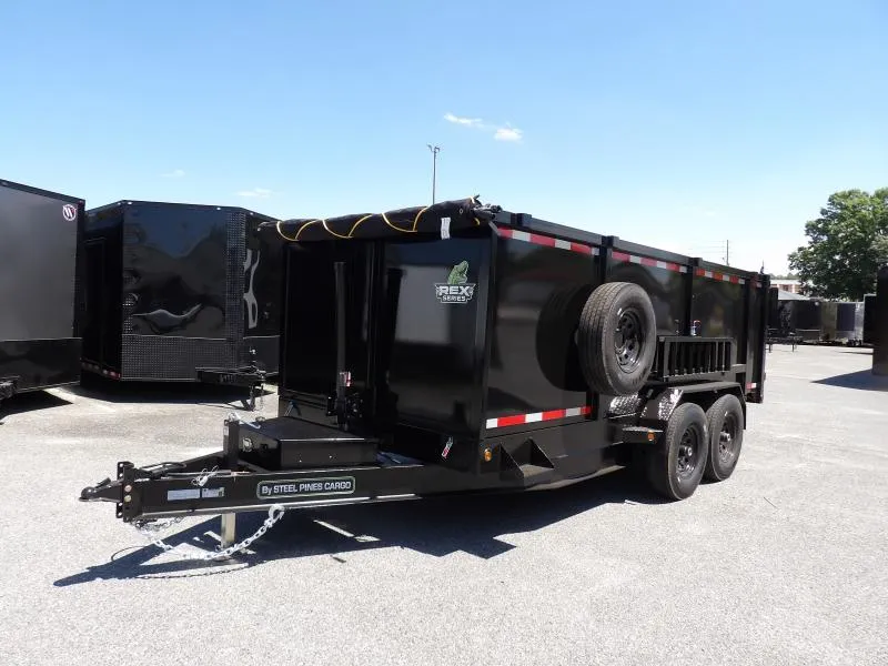 2026 Steel Pines Cargo 7X16X4 7K Dump Trailer