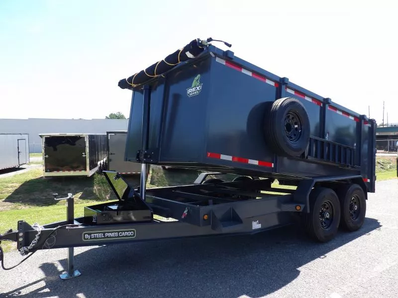 2026 Steel Pines Cargo 7X14X4 7K Dump Trailer