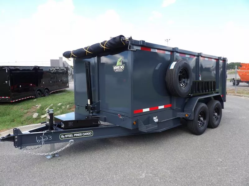 2026 Steel Pines Cargo 7X14X4 7K Dump Trailer