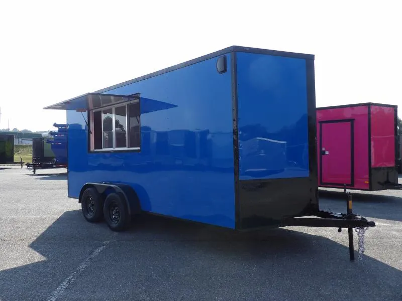 2026 Steel Pines Cargo 7X16 Concession Vending / Concession Trailer