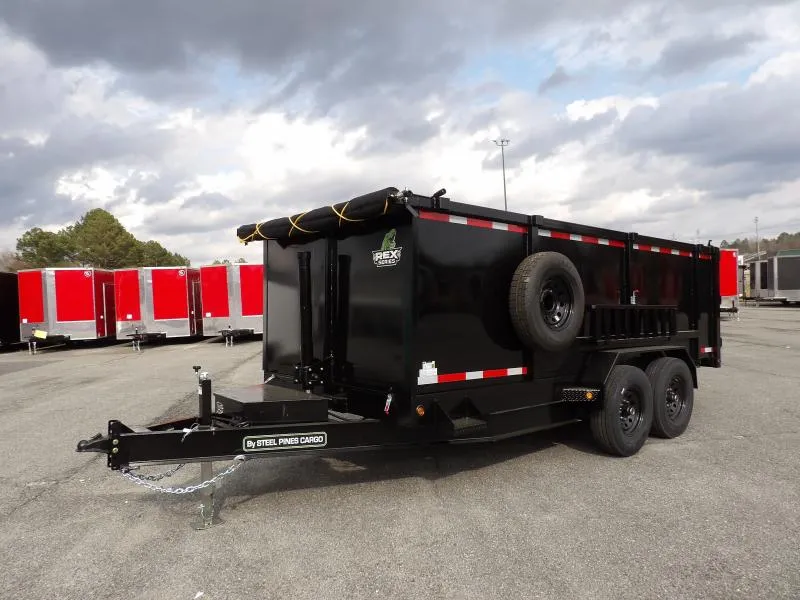 2026 Steel Pines Cargo 7X16X4 7K Dump Trailer