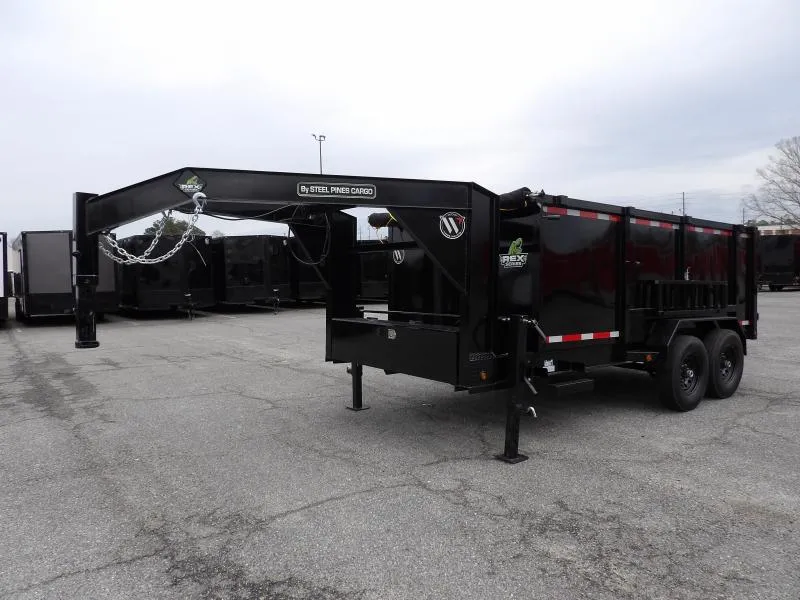 2026 Steel Pines Cargo 7X16X4 GN Dump 7K Dump Trailer