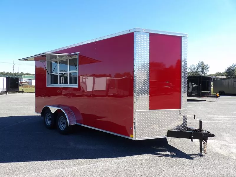 2026 Diamond Cargo 7X16 Con Vending / Concession Trailer