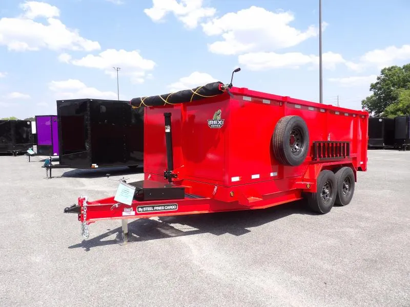 2026 Steel Pines Cargo 7x16x4 Dump Cargo / Enclosed Trailer