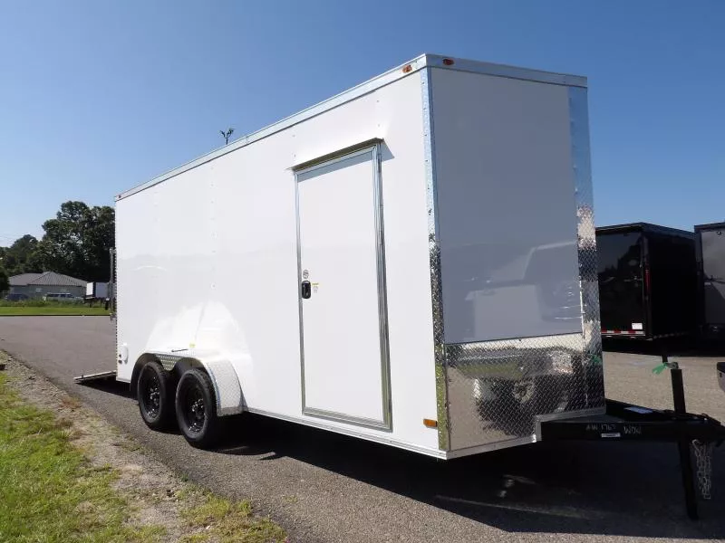 2025 All World Trailers 7x16 35k Cargo / Enclosed Trailer