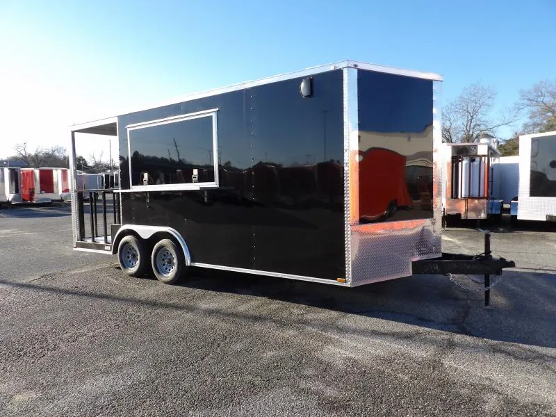 2026 Quality Cargo 8.5X18 Con Vending / Concession Trailer