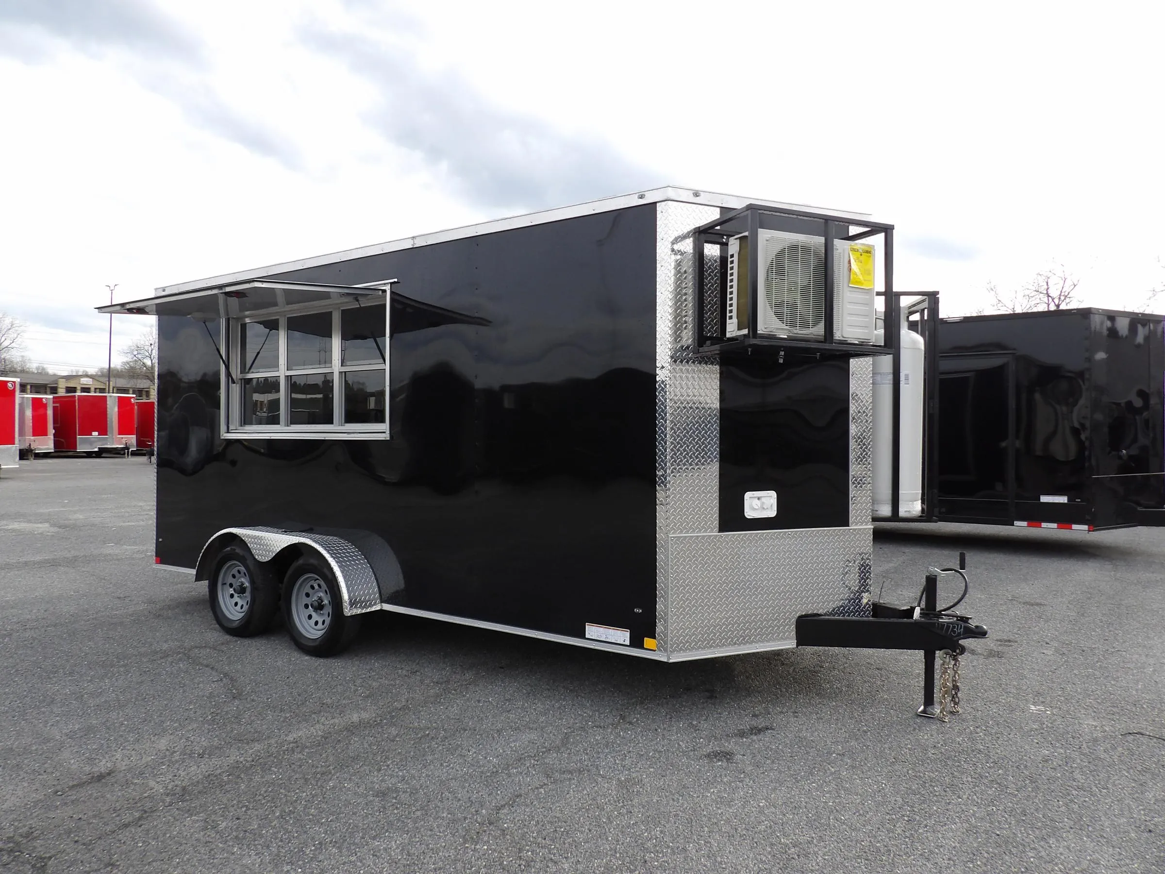 2026 Diamond Cargo 7X16 Con Vending / Concession Trailer in