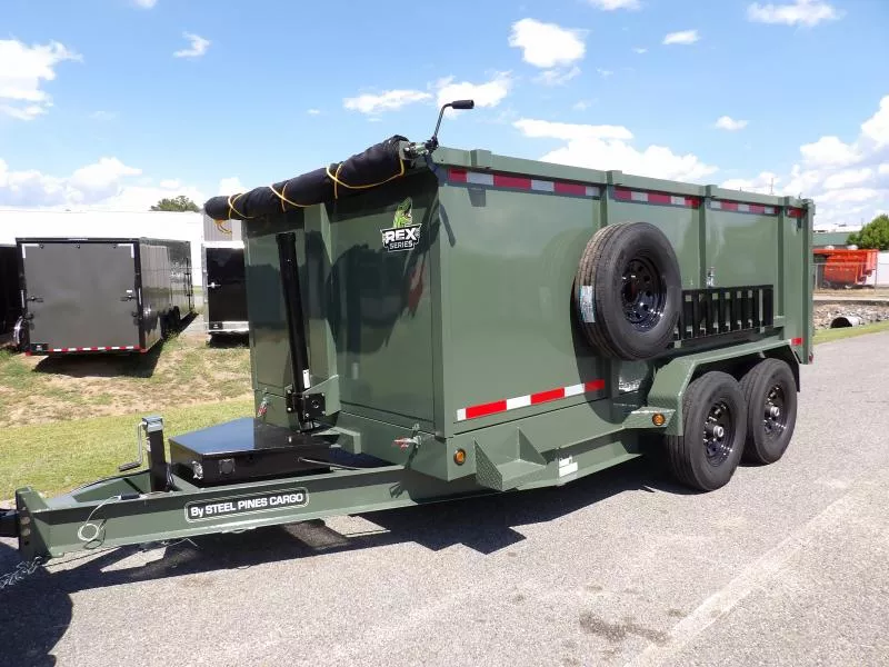 2026 Steel Pines Cargo 7X14X4 7K Dump Trailer