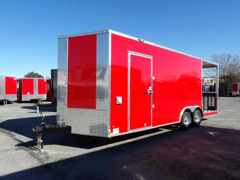 2026 Diamond Cargo 8.5X22 BBQ BBQ Trailer