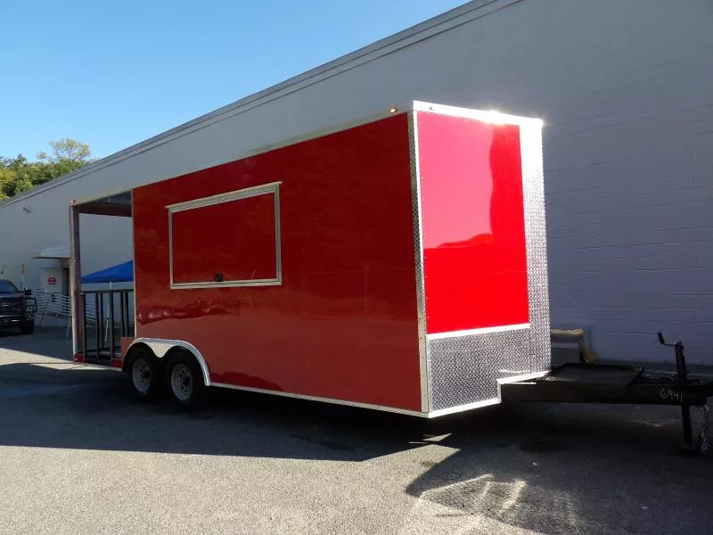 2025 Steel Pines Cargo 8.5X20 BBQ Enclosed BBQ Trailer