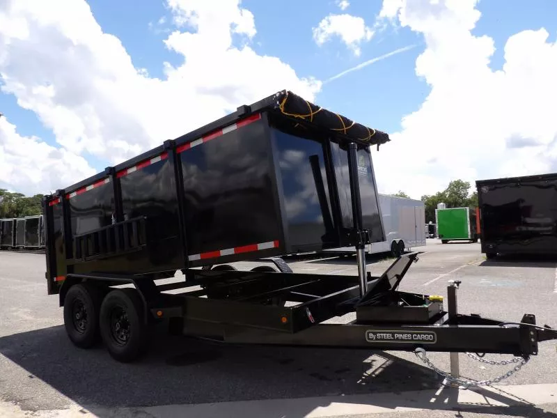 2026 Steel Pines Cargo 7X14X4 7K Dump Trailer