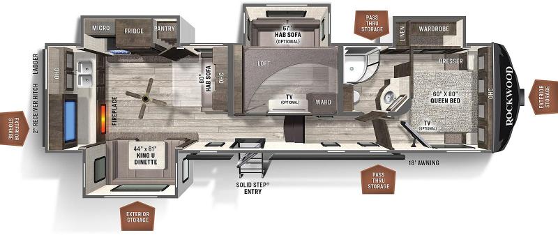 2021 Rockwood Ultra Lite 2896MB Fifth Wheel Campers RV 2021 Rockwood Ultra Lite 2896MB Fifth Wheel Campers RV
