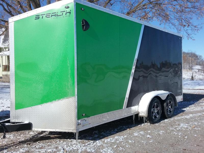 7x16 (+12" Additional Height) Stealth Titan Cargo Trailer 7x16 (+12" Additional Height) Stealth Titan Cargo Trailer