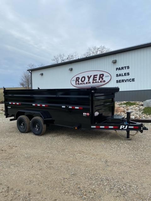 83"X16' PJ High Side Dump Trailer w/ Tarp Tdv9qy