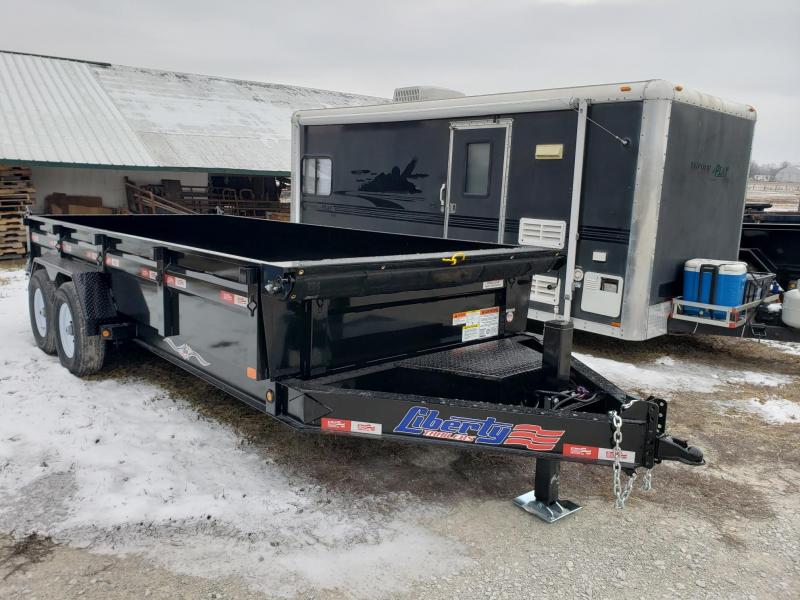 Liberty 14K 83X16 w/Hydraulic Jack Dump Trailer Near Me Trailer